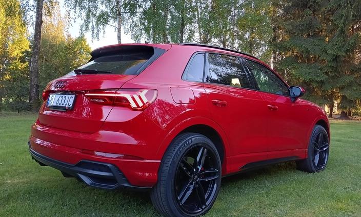 Audi Q3 cena 145000 przebieg: 55000, rok produkcji 2019 z Białystok małe 781
